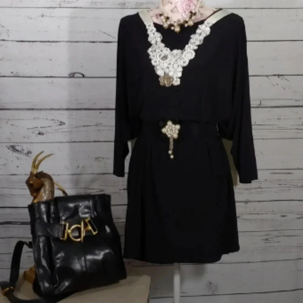 Women's Cute Cocktail Dress Batwing Sleeves